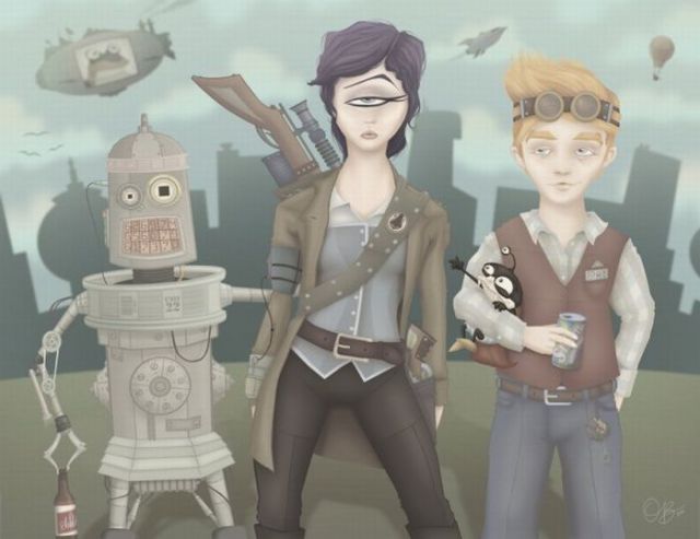 Works of Art Inspired by Futurama TV Show (39 pics)