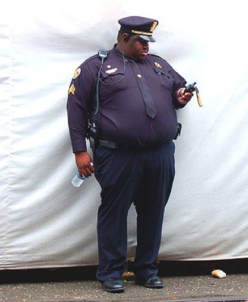 fat policeman