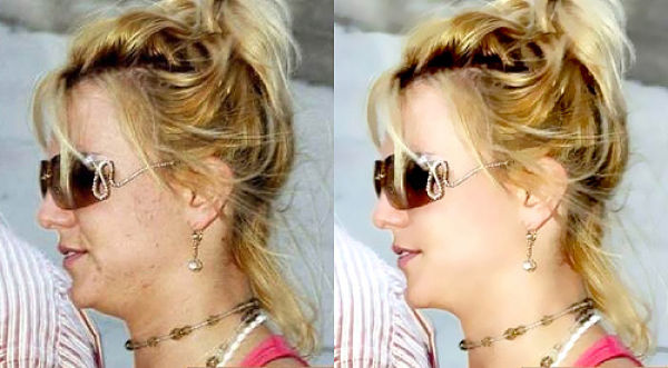 Britney Spears Photoshopped