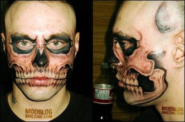 Horrible Face Tattoos (30 pics)