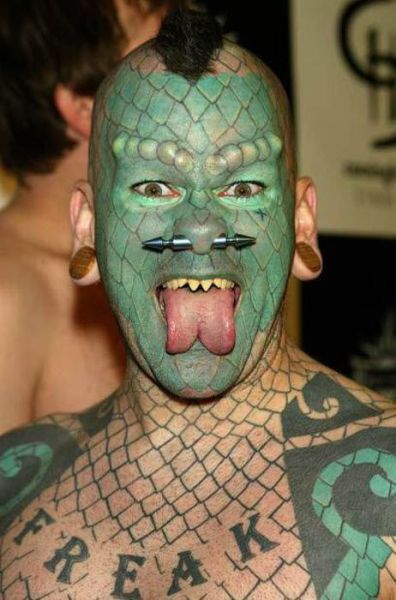 face tattoos. 24 Horrible Face Tattoos (30