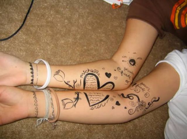 These are some of the coolest matching tattoos that you will ever see