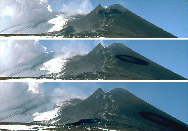 Foto Cincin Aneh Muncul Di Atas Gunung Merapi [ www.BlogApaAja.com ]