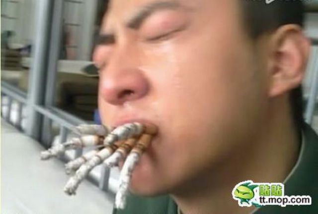 How They Make Chinese Soldiers Quit Smoking