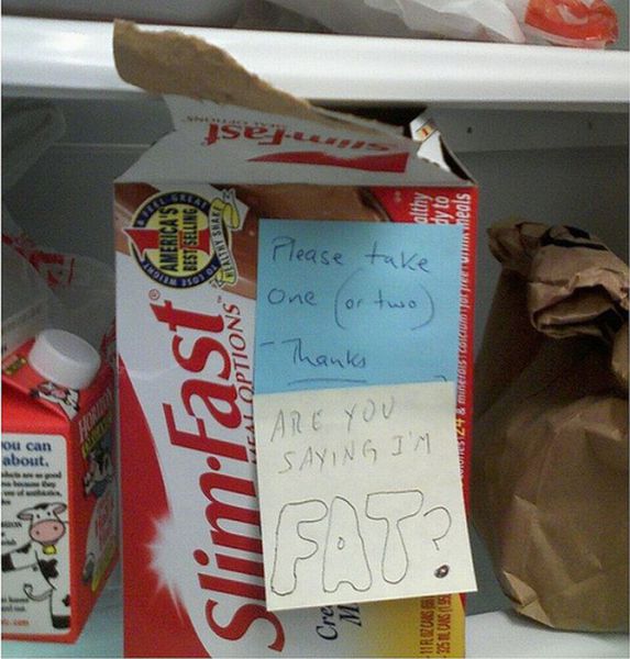 Don't Steal My Lunch: Hilarious Fridge Notes (25 pics) - Izismile.com