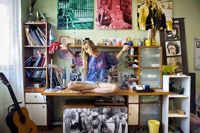 A Girl and Her Room
