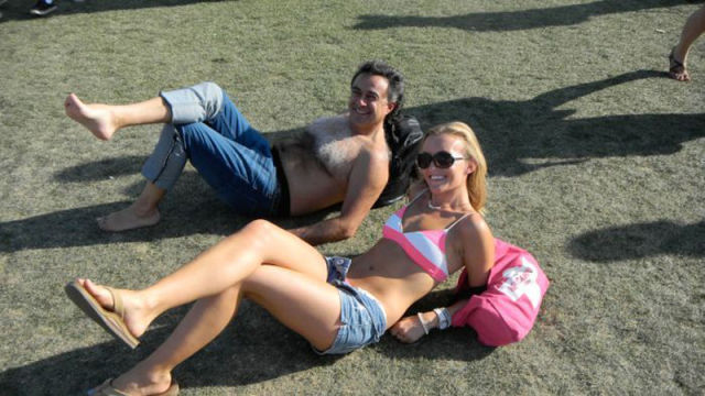 Coachella Music Festival: Half Naked Hot Young White Chicks Dancing