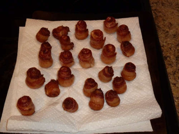 Making of Bacon Roses