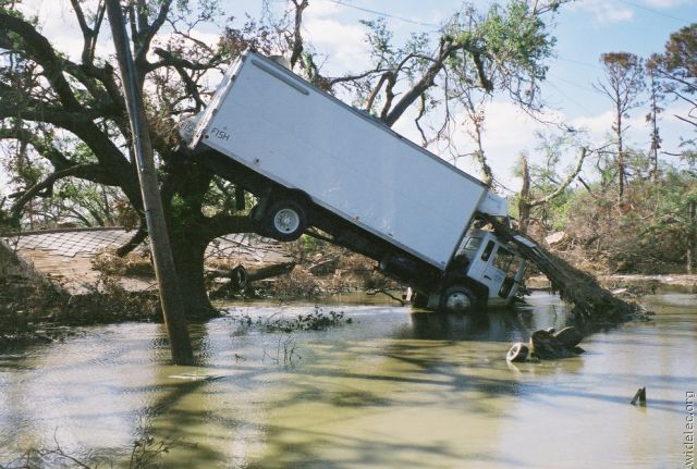 Truck Taking A Dive