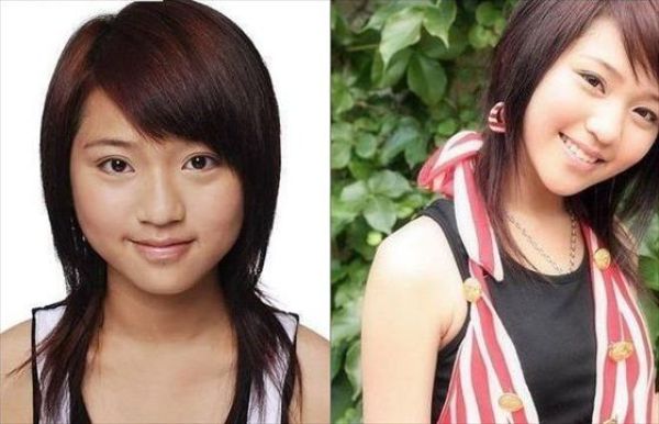 Asian Babes Makeup: Before and After