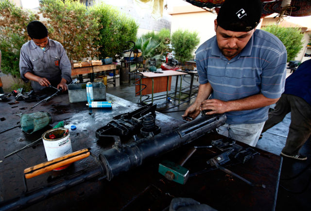 Unique Madmax Type Libyan Rebel Fighter Weapons