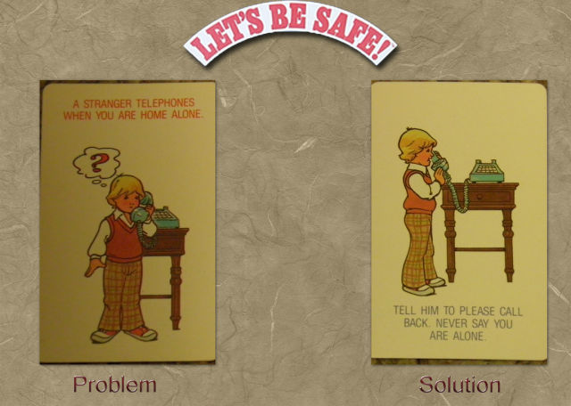 A Safety Game for Kids from the 80