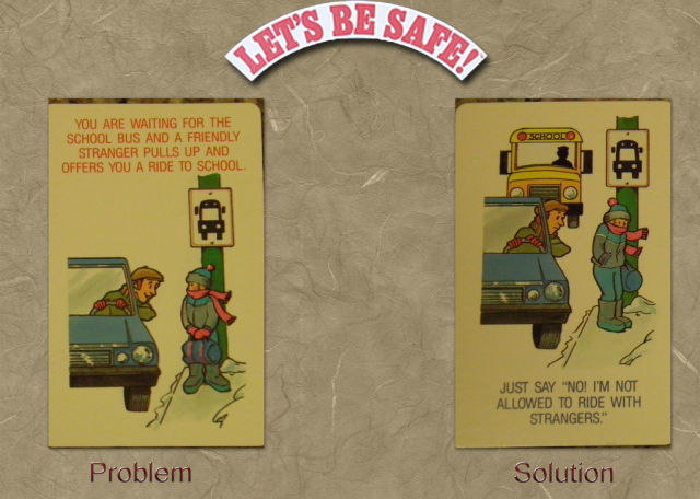 A Safety Game for Kids from the 80