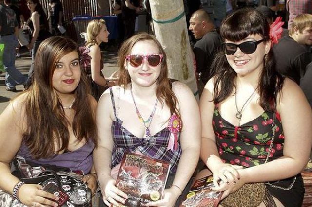 Girls from Rockstar Mayhem Festival 2011