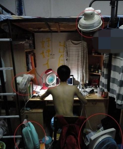 How Chinese Students Cool Off
