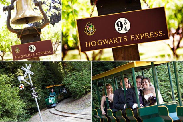 These are some Harry Potter movie themed weddings