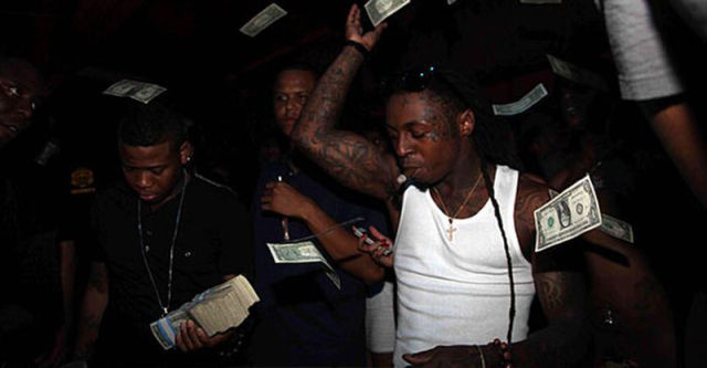 Lil Wayne and Drake Make It Rain $250k at Strip Club