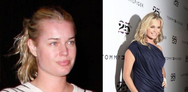 Celebs: Before and After Makeup