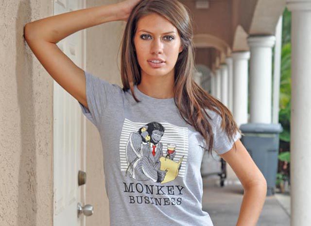 Babes in Hilarious Shirts