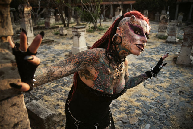 Real Life Mexican Vampire Lady Now Permanent Wax Figure