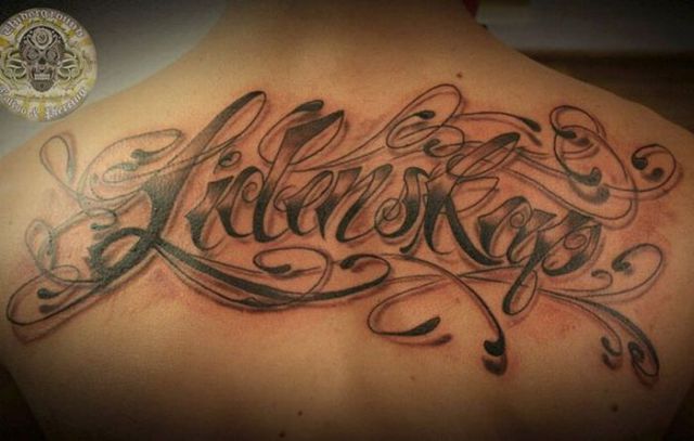 Awesome Letter Tattoos 20