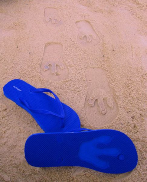 Awesome Flip Flop Footprints