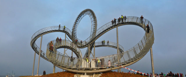 Unusual Roller Coaster in Germany
