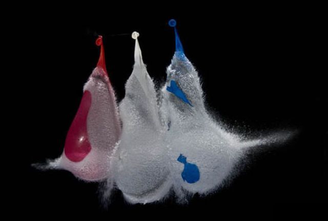 Astonishing Slow Motion Water Balloon Explosion Pics