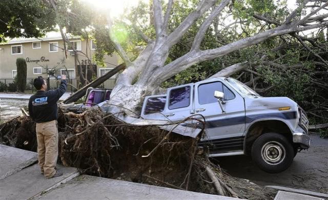 Harrowing Windstorm Leaves Los Angeles Upside Down