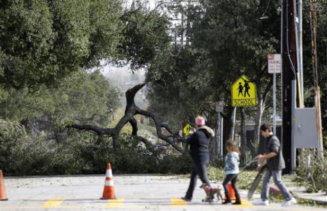 Harrowing Windstorm Leaves Los Angeles Upside Down