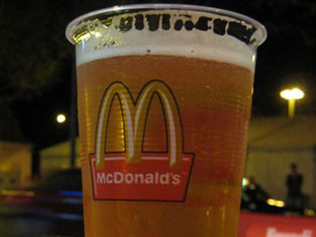「マクドナルド　ビール」の画像検索結果