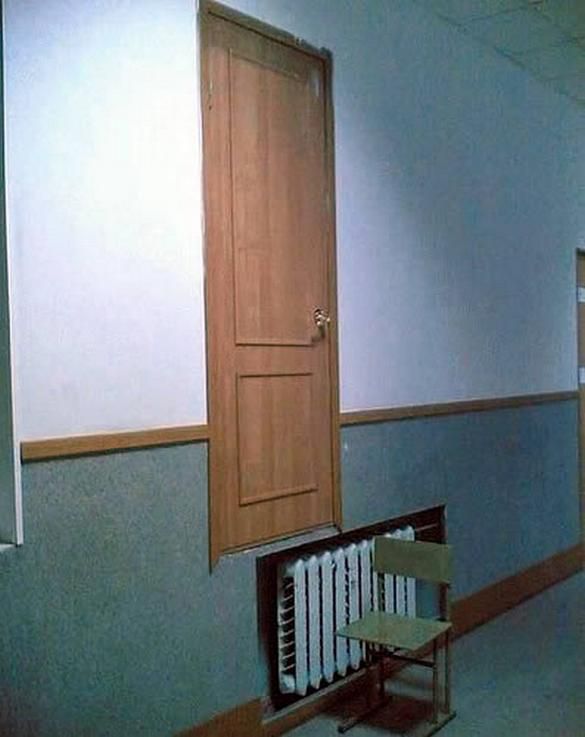 Construção hilariante falha