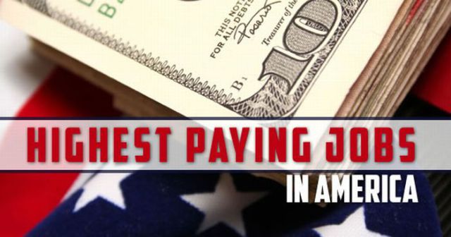 The Best Paid Jobs in America