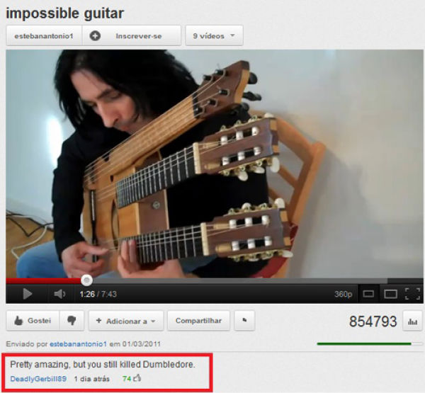 Really Funny YouTube Comments. Part 2