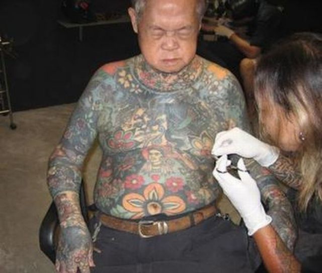 Grannies and Grandpas with Tattoos