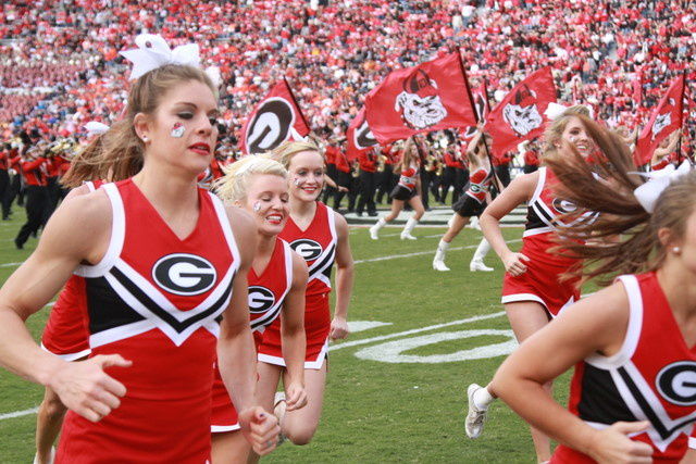 Georgia Cheerleader Gets Buff