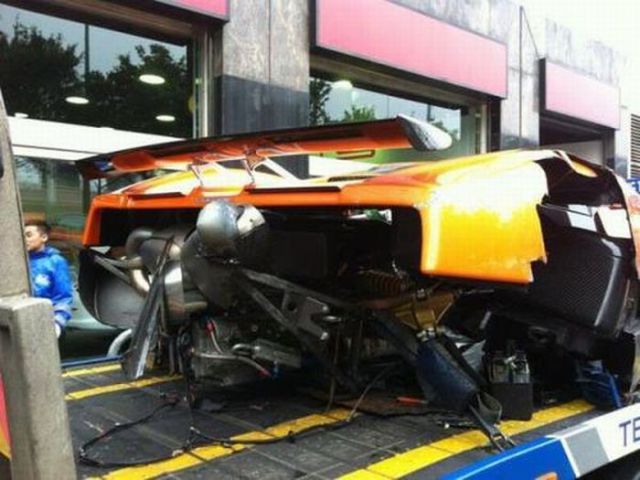 Pagani Supercar Crashed