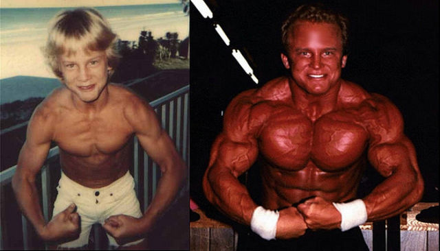 Before and After Muscle Men
