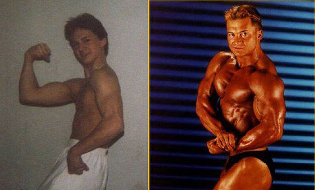 Before and After Muscle Men