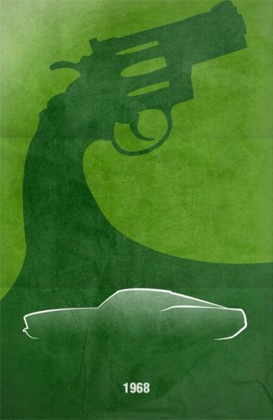 Stylish Posters of Movie Cars