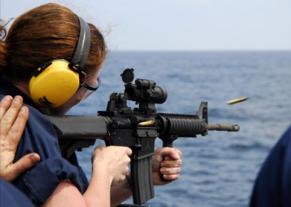 Cute Girls and Guns Go Well Together