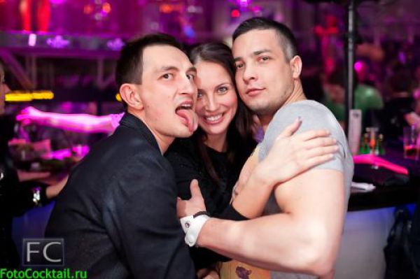 Cute Russian Club Girls Seem to Love Creepy Guys