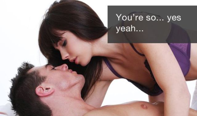 What You Say vs. What You Really Mean While Having Sex