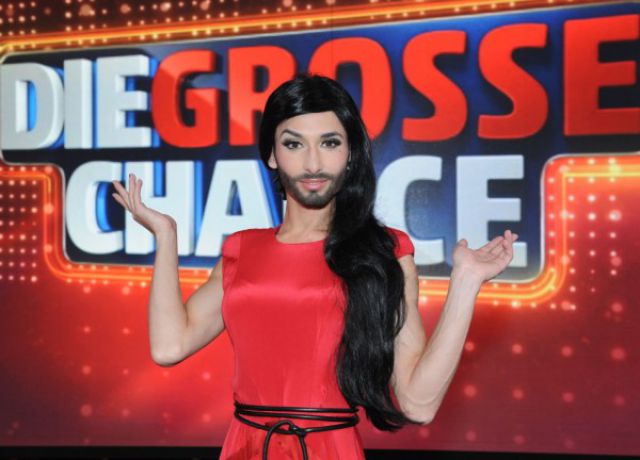Conshita Wurst Tries Out for Eurovision