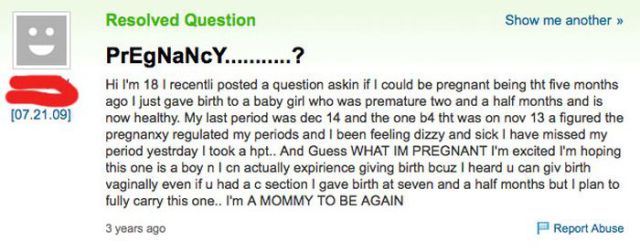 Ridiculous Questions About Sex From Yahoo Answers 15 Pics 