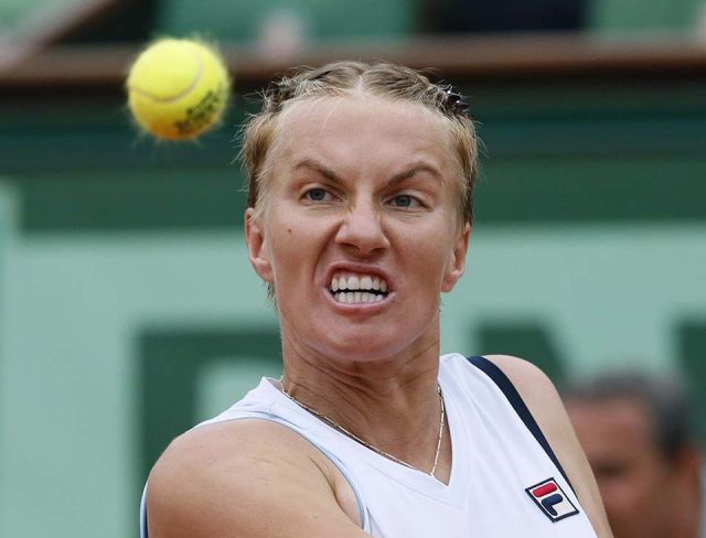 Funny Pro Tennis Facial Expressions