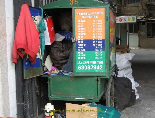 Chinese People Will Sleep Anywhere