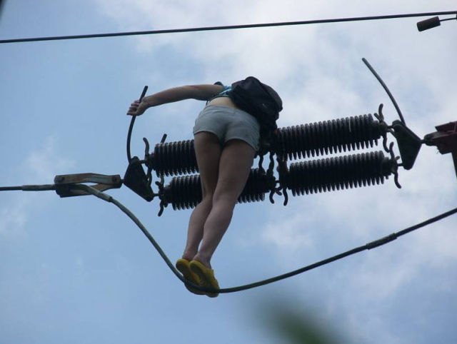 That Was the Craziest Reason to a Climb an Electricity Pylon