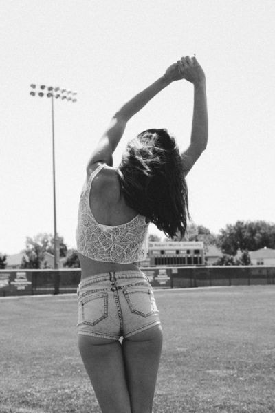 Wearing Hot Short Shorts Is Always a Win