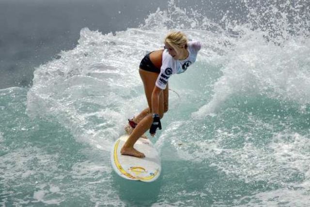 Awesome One-Armed Surfer